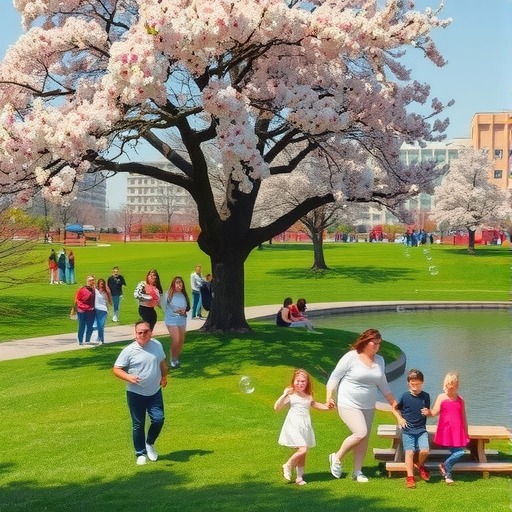 胜日寻芳 93.6%受访者有计划去公园赏花踏青(图1)