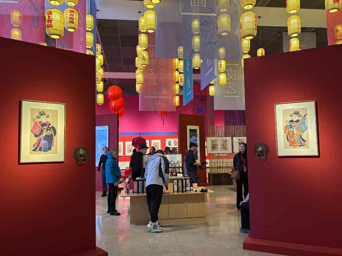 “迎春——绵竹年画中的年俗与新韵”主题展开幕(图5)