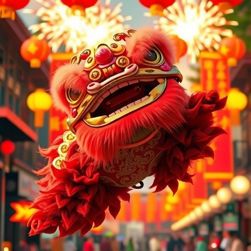 醒狮跃岁闹新春(图2)