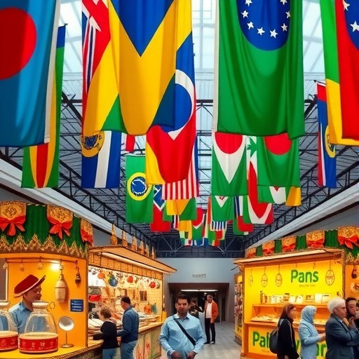 赴进博之约 展各国风情