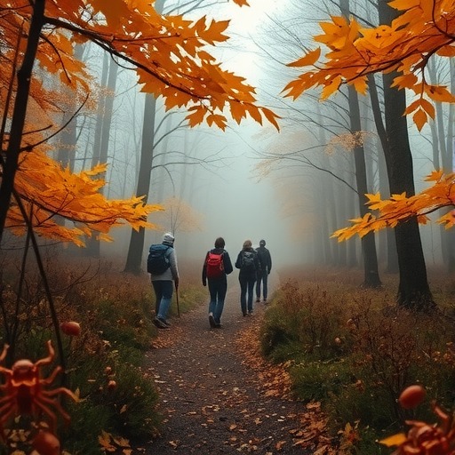 赏秋游持续火爆 外出游玩当心这几种“毒虫