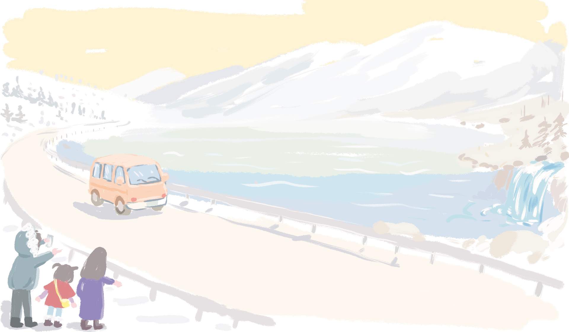 冰湖映雪木格措(图1)