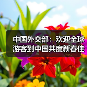 中国外交部:欢迎全球游客到中国共度新春佳节 中国外交部:欢迎全球游客到中国共度新春佳节(图2)
