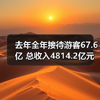 去年全年接待游客67.6亿 总收入4814.2亿元(图4)