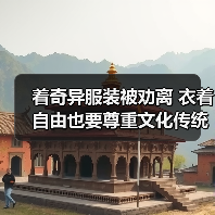 着奇异服装被劝离 衣着自由也要尊重文化传统(图2) 着奇异服装被劝离 衣着自由也要尊重文化传统(图2)