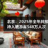 北京:2025年全年共接待入境游客548万人次(图3) 北京:2025年全年共接待入境游客548万人次(图3)