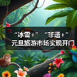 “冰雪+”“非遗+” 元旦旅游市场实现开门红(图2) “冰雪+”“非遗+” 元旦旅游市场实现开门红(图2)