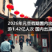 2026年元旦假期国内出游1.42亿人次 国内出游总花费847.89亿元(图4) 2026年元旦假期国内出游1.42亿人次 国内出游总花费847.89亿元(图4)