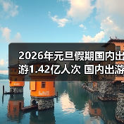2026年元旦假期国内出游1.42亿人次 国内出游总花费847.89亿元(图2) 2026年元旦假期国内出游1.42亿人次 国内出游总花费847.89亿元(图2)
