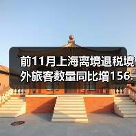 前11月上海离境退税境外旅客数量同比增156.3%(图2)
