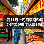 前11月上海离境退税境外旅客数量同比增156.3%(图4)