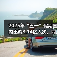 2025年“五一”假期国内出游3.14亿人次,同比增长6.4%(图3) 2025年“五一”假期国内出游3.14亿人次,同比增长6.4%(图3)
