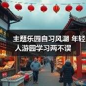 主题乐园自习风潮 年轻人游园学习两不误(图3) 主题乐园自习风潮 年轻人游园学习两不误(图3)