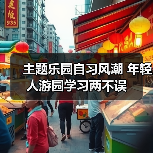 主题乐园自习风潮 年轻人游园学习两不误(图2) 主题乐园自习风潮 年轻人游园学习两不误(图2)