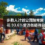 多数人计划公园踏青赏花 93.6%受访者期待自然休闲(图4)