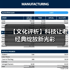 【文化评析】科技让老经典绽放新光彩(图2) 【文化评析】科技让老经典绽放新光彩(图2)