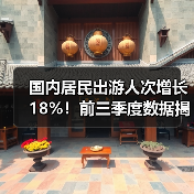 国内居民出游人次增长18%!前三季度数据揭秘(图2) 国内居民出游人次增长18%!前三季度数据揭秘(图2)