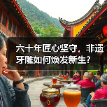 六十年匠心坚守,非遗牙雕如何焕发新生?(图2) 六十年匠心坚守,非遗牙雕如何焕发新生?(图2)