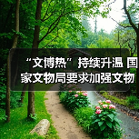 “文博热”持续升温 国家文物局要求加强文