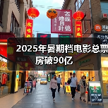 2025年暑期档电影总票房破90亿