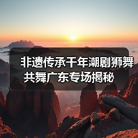 非遗传承千年潮剧狮舞共舞广东专场揭秘(图2)