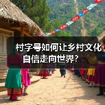 村字号如何让乡村文化自信走向世界？