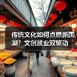 传统文化如何点燃新国潮?文创就业双驱动(图1) 传统文化如何点燃新国潮?文创就业双驱动(图1)