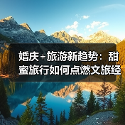 婚庆+旅游新趋势：甜蜜旅行如何点燃文旅经济(图3)