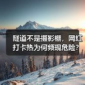 隧道不是摄影棚，网红打卡热为何频现危险？(图2)