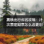 高铁出行省钱攻略：计次票定期票怎么选更划算？(图4)