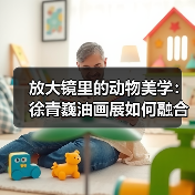 放大镜里的动物美学：徐青巍油画展如何融合中国式美感？(图1)