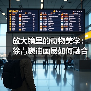 放大镜里的动物美学：徐青巍油画展如何融合中国式美感？(图4)