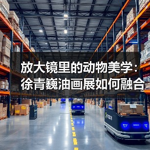 放大镜里的动物美学：徐青巍油画展如何融合中国式美感？(图3)