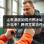 山东温度如何点燃冰城冰雪季？跨界文旅合作点燃热情(图4)