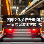 济南文化关怀走进消防一线 专场演出致敬蓝焰守护者(图4)