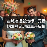 古城浪漫新地标！元旦婚姻登记巡回点开启传统仪式感(图2)