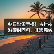冬日踏雪寻梅！古村夜游限时回归，非遗民俗盛宴邀您共赴跨年之旅(图3)