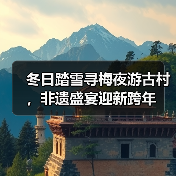 冬日踏雪寻梅夜游古村,非遗盛宴迎新跨年(图3) 冬日踏雪寻梅夜游古村,非遗盛宴迎新跨年(图3)