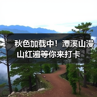 秋色加载中！潭溪山漫山红遍等你来打卡(图4)