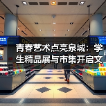 青春艺术点亮泉城：学生精品展与市集开启文