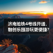 济南地铁4号线开通,融创乐园游玩更便捷?(图2) 济南地铁4号线开通,融创乐园游玩更便捷?(图2)