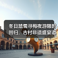 冬日踏雪寻梅夜游限时回归，古村非遗盛宴邀你共赴诗意之旅(图3)
