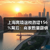 上海离境退税激增156%背后：商家数量翻倍，服务网络如何升级？(图4)
