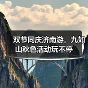 双节同庆济南游，九如山秋色活动玩不停(图2)