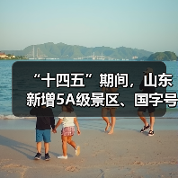 “十四五”期间，山东新增5A级景区、国字号度假区数量均居全国第一(图3)
