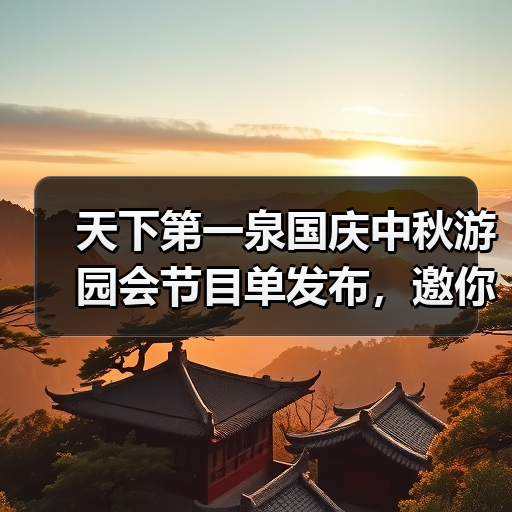 天下第一泉国庆中秋游园会节目单发布,邀你共赴“泉颂华章”潮流盛宴(图2) 天下第一泉国庆中秋游园会节目单发布,邀你共赴“泉颂华章”潮流盛宴(图2)