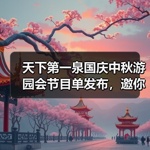 天下第一泉国庆中秋游园会节目单发布,邀你共赴“泉颂华章”潮流盛宴(图3) 天下第一泉国庆中秋游园会节目单发布,邀你共赴“泉颂华章”潮流盛宴(图3)