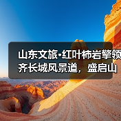 山东文旅·红叶柿岩擎领齐长城风景道,盛启山东旅游风景道“旅行+”驾享季(图2) 山东文旅·红叶柿岩擎领齐长城风景道,盛启山东旅游风景道“旅行+”驾享季(图2)