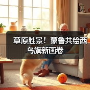 草原胜景!蒙鲁共绘西乌旗新画卷(图3) 草原胜景!蒙鲁共绘西乌旗新画卷(图3)