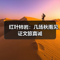 红叶柿岩：几场秋雨见证文旅真诚(图2)
